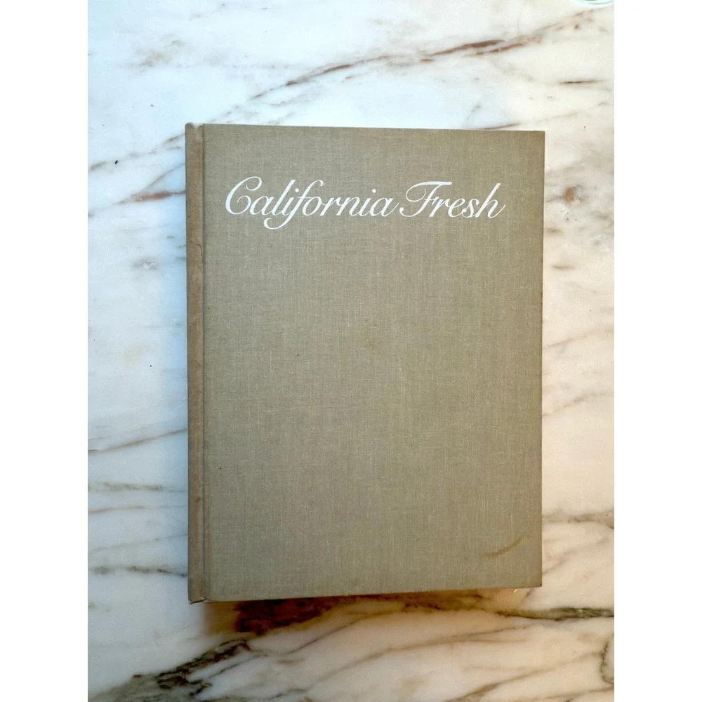 Vintage 1988 California Fresh Cookbook Junior League Oakland East Bay MFK Fisher